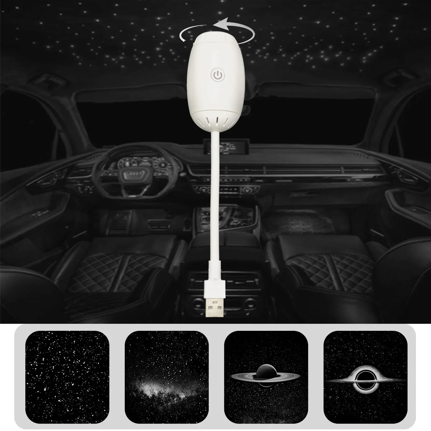 Galaktyczna lampka pod USB